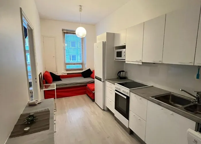 Moderni Siisti Studio Koti Jossa Modernit Kalusteet